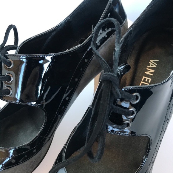 Vaneli peep toe saddle shoes with heel - Picture 3 of 8